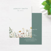 サマーワイルドフラワーフィールドネックレス表示カード (デスク)