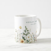 サマーワイルドフラワーフィールドビジネス コーヒーマグカップ (正面右)