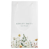 サマーワイルドフラワーフィールドビジネス スモールペーパーバッグ (正面)