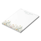 サマーワイルドフラワーフィールドビジネス ノートパッド (回転)