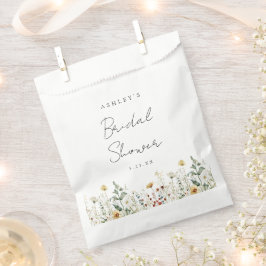 サマーワイルドフラワーフィールドブライダルシャワー フェイバーバッグ