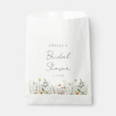 サマーワイルドフラワーフィールドブライダルシャワー フェイバーバッグ (正面)