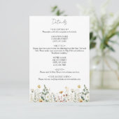 サマーワイルドフラワーフィー結婚ルド エンクロージャーカード (スタンド正面)