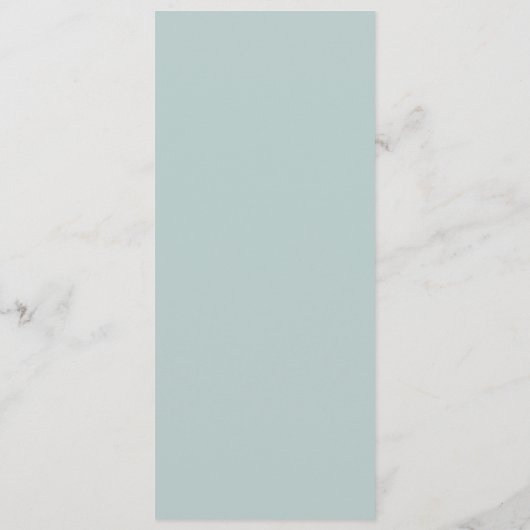 サマーワイルドフラワーフィー結婚ルド メニュー (裏面)