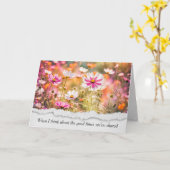 サマーワイルドフラワーフレンドシップカード カード (黄色い花)