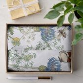 サマーワイルドフラワーフローラトンフライビークラフトフリップ 薄葉紙 (ギフト)