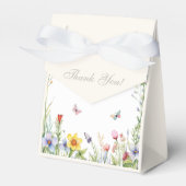 サマーワイルドフラワーボホフローラブライダルシャワー フェイバーボックス (正面サイド)