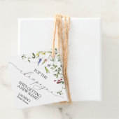 サマーワイルドフラワーミニシャンパンボトル フェイバータグ (インサイチュ)