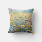 サマーワイルドフラワーメドウ クッション (正面)