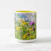 サマーワイルドフラワーメドウ ツートーンマグカップ (中央)