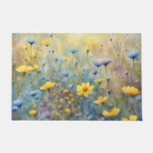 サマーワイルドフラワーメドウ ドアマット (正面)
