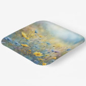 サマーワイルドフラワーメドウ ペーパープレート (傾斜あり)