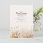 サマーワイルドフラワー卒業招待状 招待状 (スタンド正面)