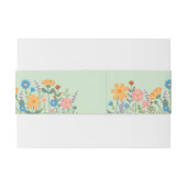 サマーワイルドフラワー結婚式招待状ベリーバンド 招待状ベリーバンド (裏面例)