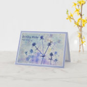 サマーワイルドフラワー誕生日カード カード (黄色い花)