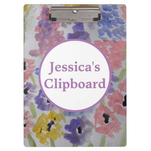 サマーワイルドフラワー クリップボード (正面)
