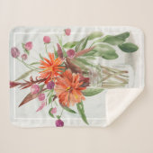 サマーワイルドフラワー シェルパブランケット (正面(横))