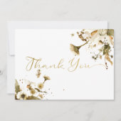 サマーワイルドフラワー&デイジーサンキューカード サンキューカード (正面)