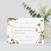 サマーワイルドフラワー&デイジー結婚ズ 出欠カード (スタンド正面)