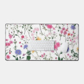 サマーワイルドフラワー デスクマット (キーボード&マウス)