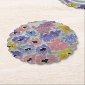 サマーワイルドフラワー ペーパーコースター (アングル)