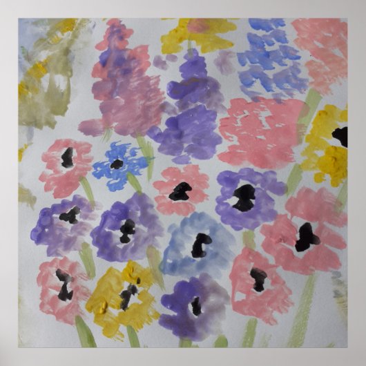 サマーワイルドフラワー ポスター (正面)