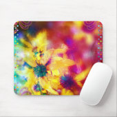 サマーワイルドフラワー マウスパッド (マウス)