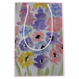 サマーワイルドフラワー ミディアムペーパーバッグ