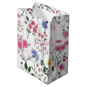 サマーワイルドフラワー ミディアムペーパーバッグ (正面アングル)