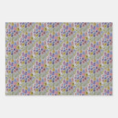 サマーワイルドフラワー ラッピングペーパーシート (正面2)