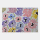 サマーワイルドフラワー ラッピングペーパーシート (正面)