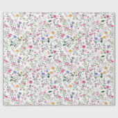 サマーワイルドフラワー ラッピングペーパー (フラット)
