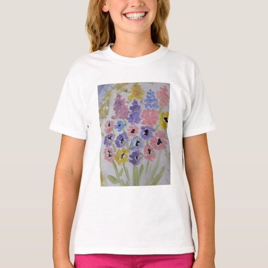 サマーワイルドフラワー Tシャツ (正面)