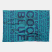 サマーワーズプールサイドとパームツリータオル キッチンタオル (横)