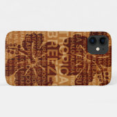 サマーワードハワイアンハイビスカスウフェイクッド Case-Mate iPhoneケース (裏面(横))