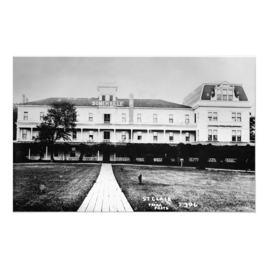 サマーヴィルホテルセントクレアミシガンルイペシャ フォトプリント            (正面)