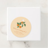 サマーヴィンテージオレンジボホカスタムブライダルシャワー フェイバータグ (インサイチュ)