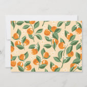 サマーヴィンテージオレンジボホ自然 サンキューカード (裏面)