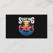 サマーヴィンテージサーフサーフィンサーファービーチパーム 名刺 (裏面)