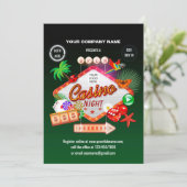 サマー企業のホリデーズカジノナイトへの招待 招待状 (スタンド正面)
