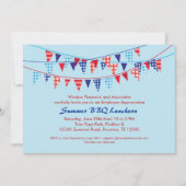 サマー企業のBBQ招待状 招待状 (正面)