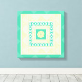 サマー伝統的トーンのフィジーのマシ キャンバスプリント (インサイチュ (ウッドフロア))