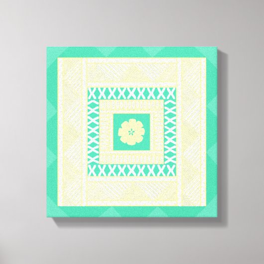 サマー伝統的トーンのフィジーのマシ キャンバスプリント (正面)