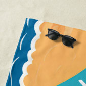 サマー前向きビーズアイズモダンビーチタオル ビーチタオル (インサイチュ)