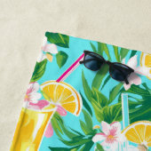 サマー名門私立校風のカクテル |バチェロレッテ週末 ビーチタオル (インサイチュ)