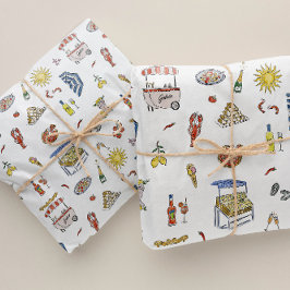 サマー地中海のイタリアンドードル 薄葉紙