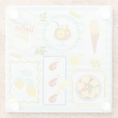 サマー地中海のビベス ガラスコースター (裏面)