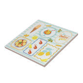 サマー地中海のビベス タイル (側面)