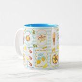 サマー地中海のビベス ツートーンマグカップ (正面左)