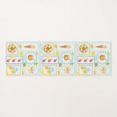 サマー地中海のビベス ヨガマット (裏面(横))